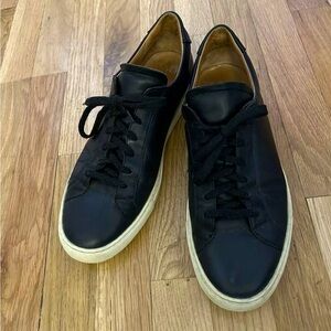 Common Projects Black Leather Sneakers
